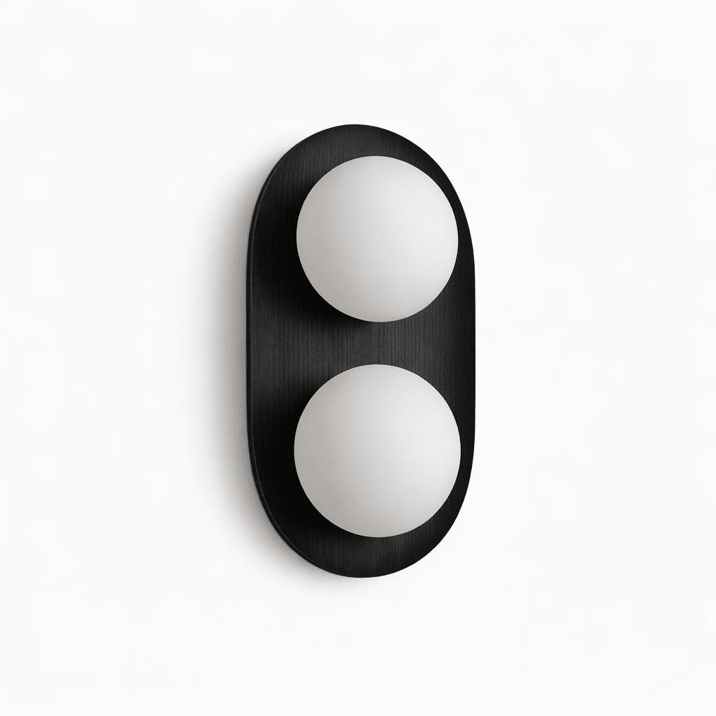 OrbisWood | Elegant Minimalist Dual Globe Wall Sconce Lighting 9