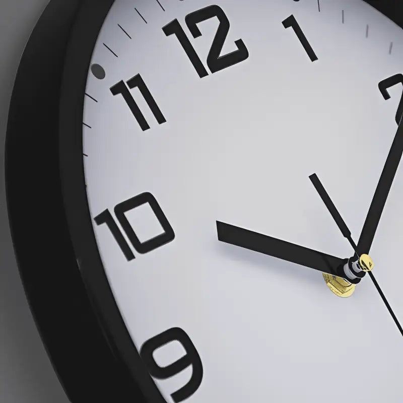 Orivex | Aurelia 25cm Wall Clock for Silent Quartz Timekeeping