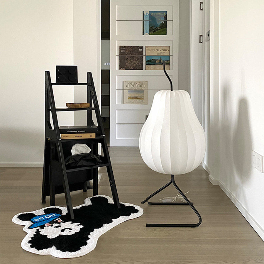 Orlenae | Pear Silk Floor Lamp for Modern Living Room Ambience 6