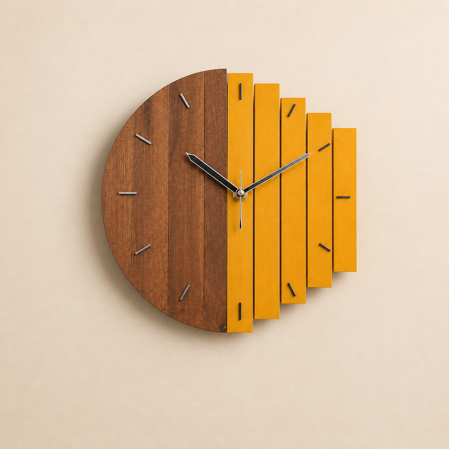 Orlix | Minimalist Wooden Wall Clock for Modern Interiors 1