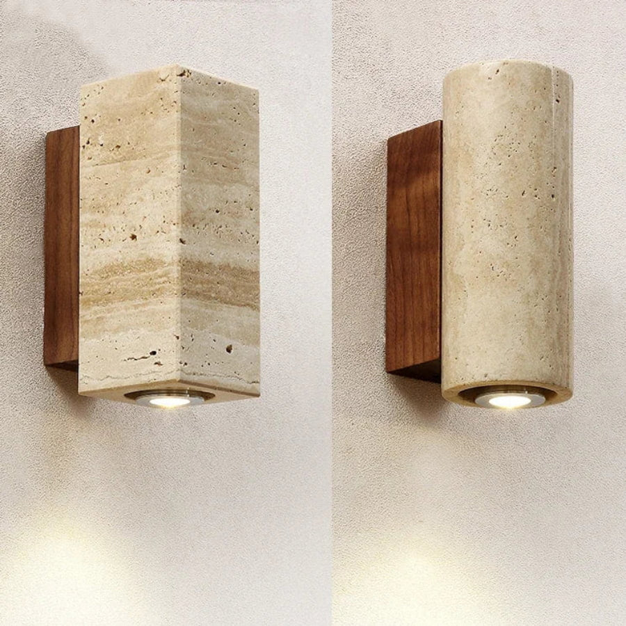 Orvion Elegant Minimalist Natural Stone Wall Sconce Lighting 62