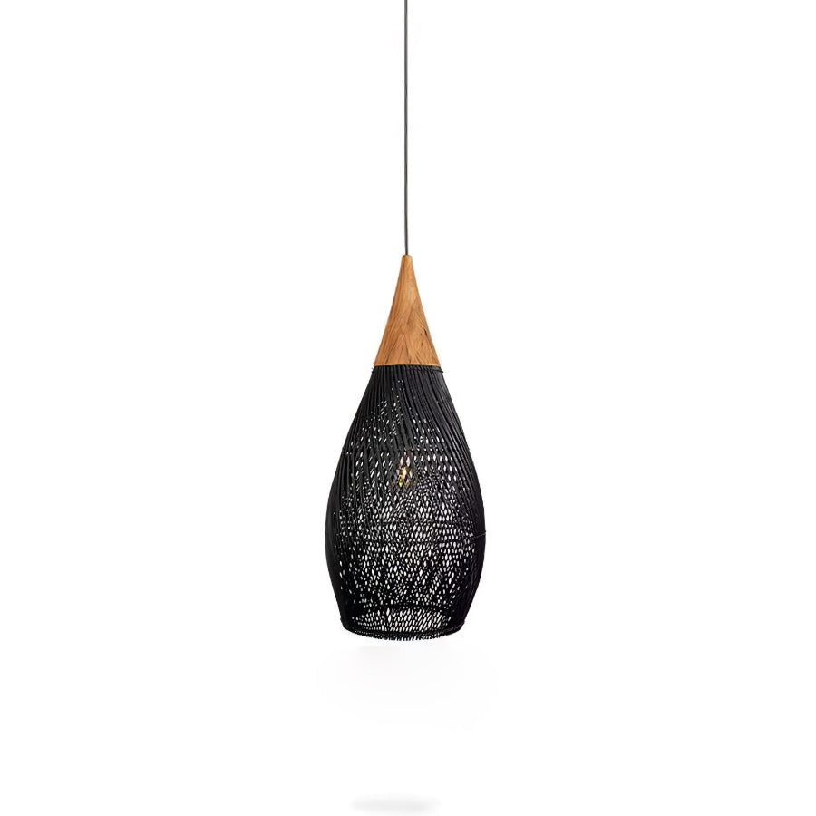 RattanGlow | Elegant Handcrafted Organic Rattan Pendant Light Fixture 10