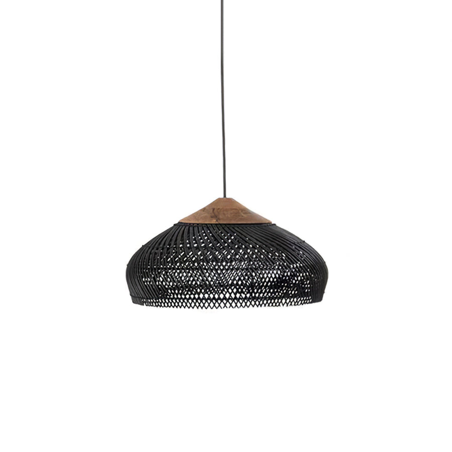 RattanGlow | Elegant Handcrafted Organic Rattan Pendant Light Fixture 6