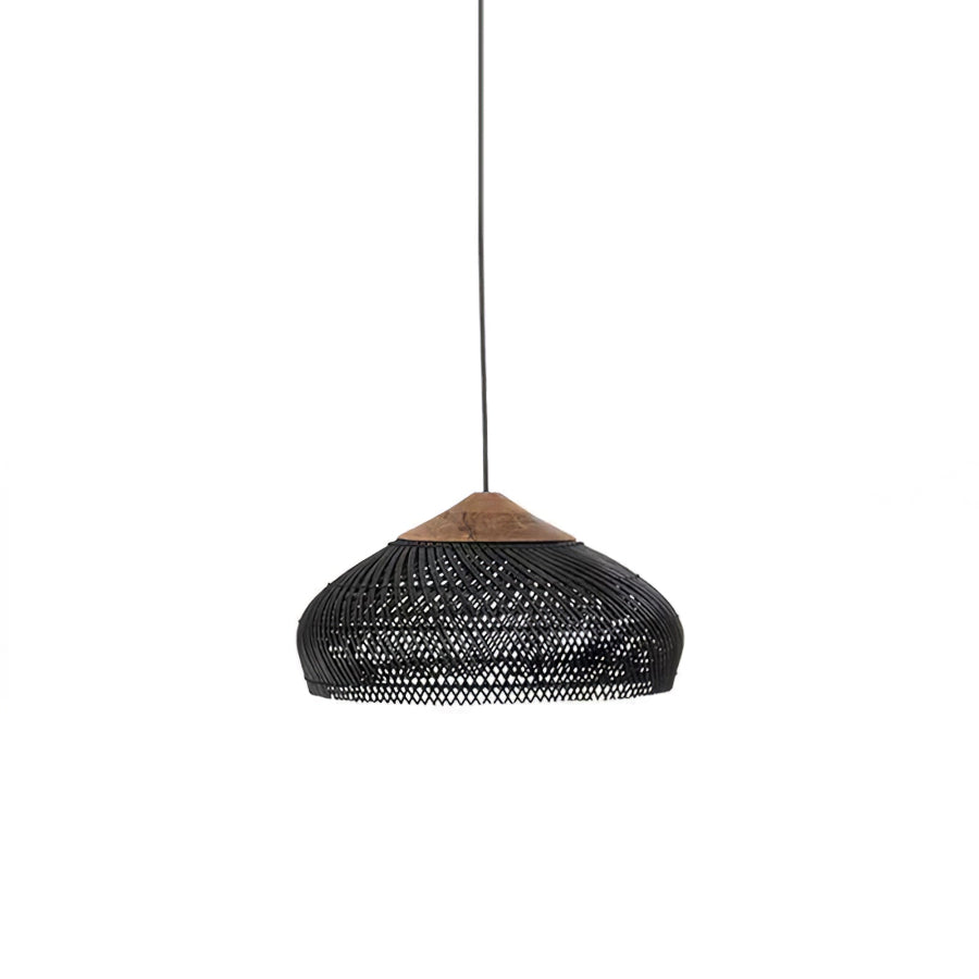 RattanGlow | Elegant Handcrafted Organic Rattan Pendant Light Fixture 7