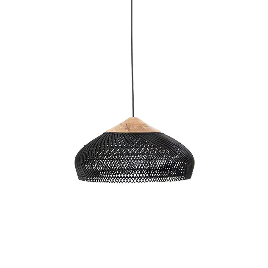 RattanGlow | Elegant Handcrafted Organic Rattan Pendant Light Fixture 8