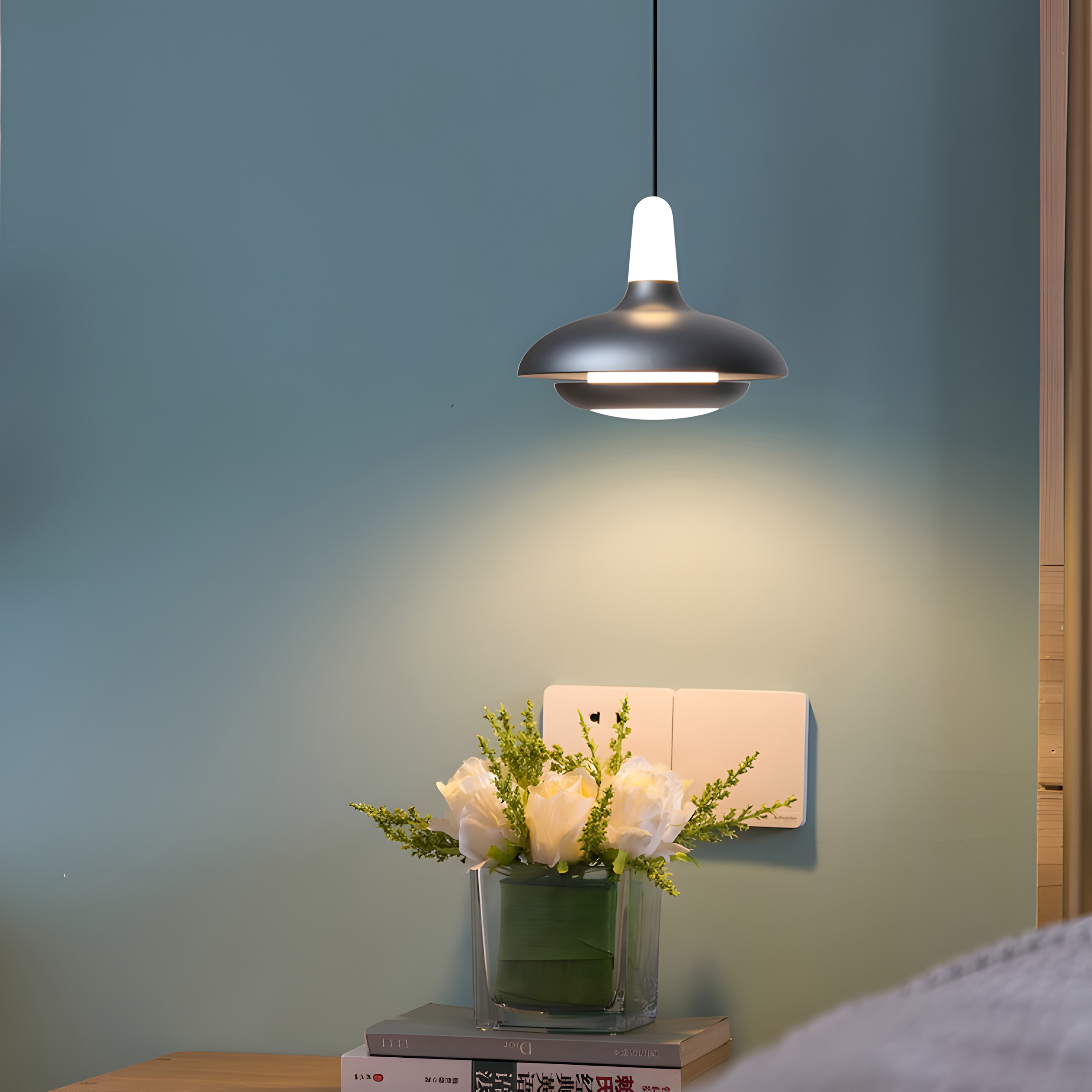 REVA Modern Adjustable Pendant Light | Hanging Droplight for Modern Spaces