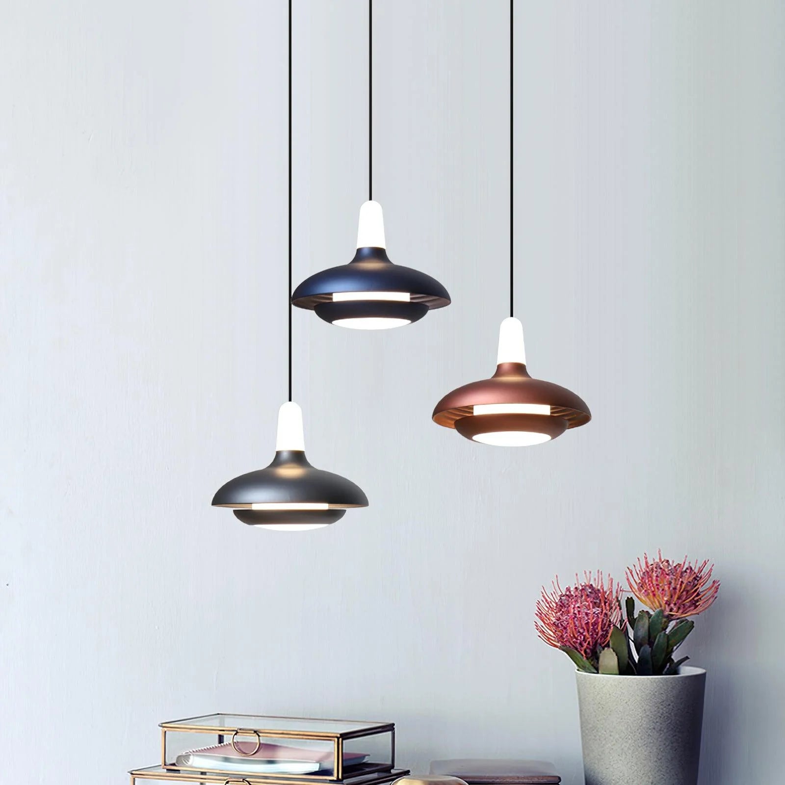 REVA Modern Adjustable Pendant Light | Hanging Droplight for Modern Spaces