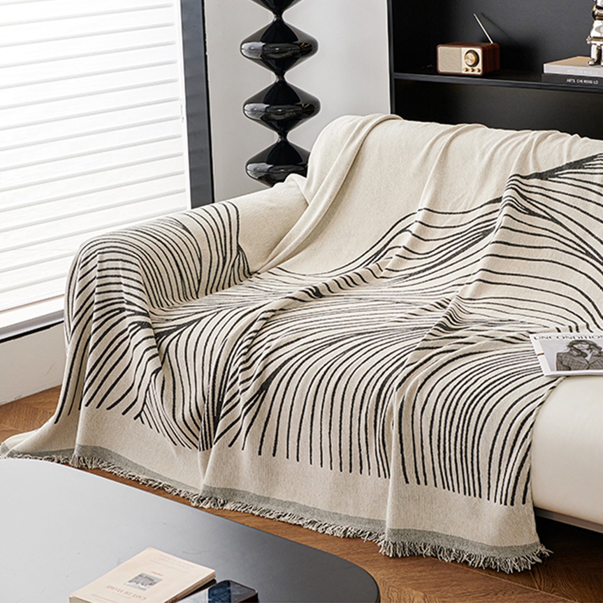 Reversible Celine Sofa Cover | Soft, Durable, Pet-Friendly Slipcover | Machine Washable - Styyler