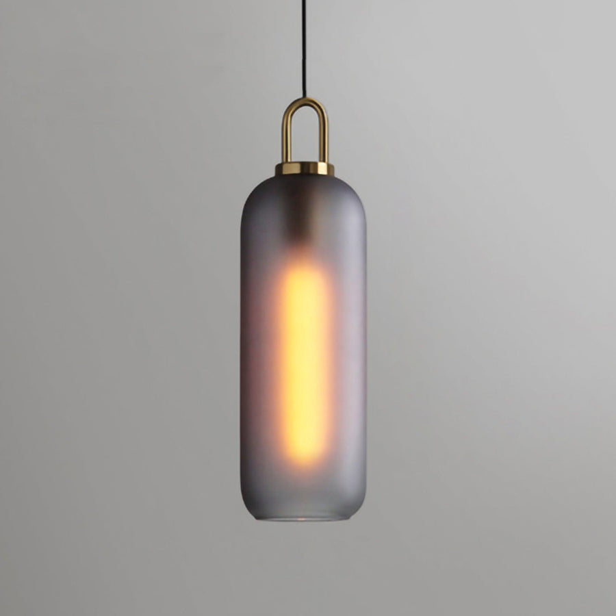Rivon | Metal Finish Glass Pendant Light for Adjustable Modern Illumination 3