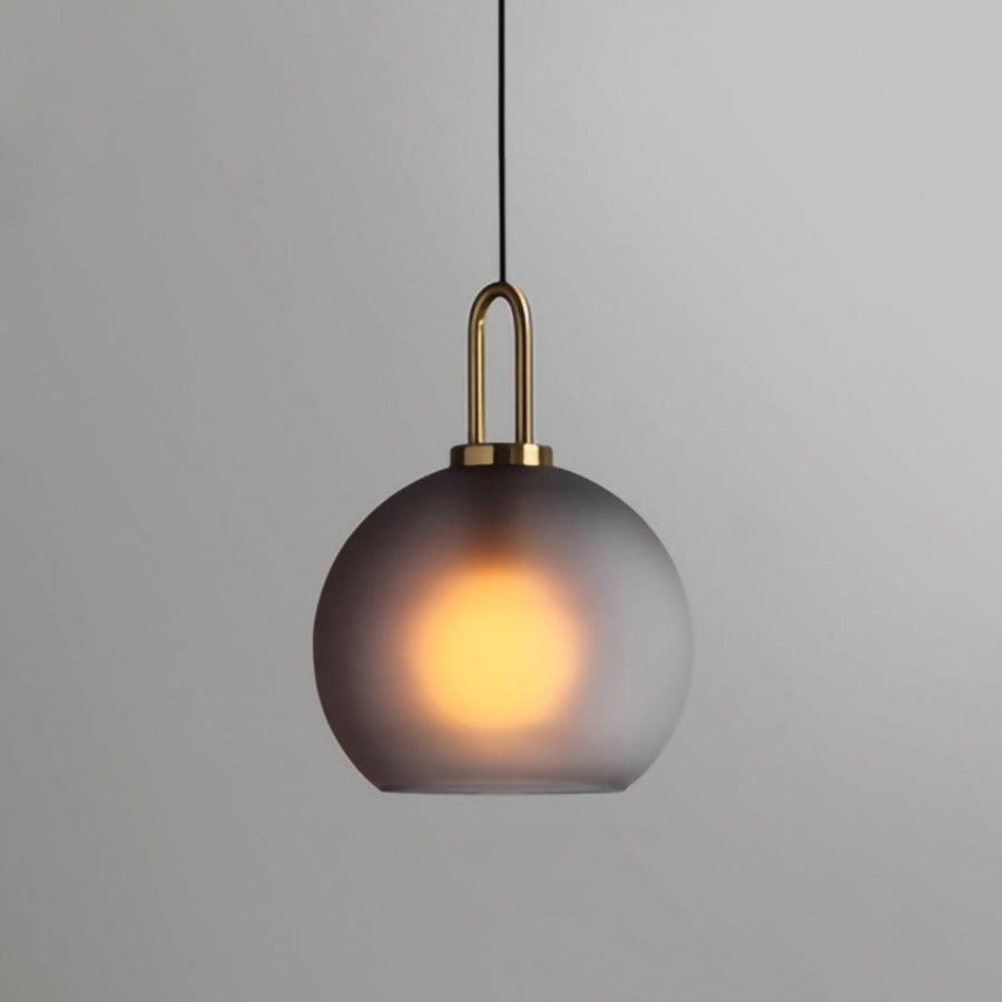 Rivon | Metal Finish Glass Pendant Light for Adjustable Modern Illumination 7