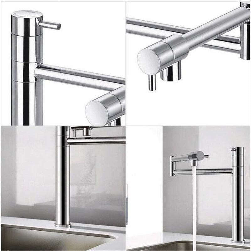 Savera Pot Filler Faucet with Extendable Arm and 360-Degree Swivel 3