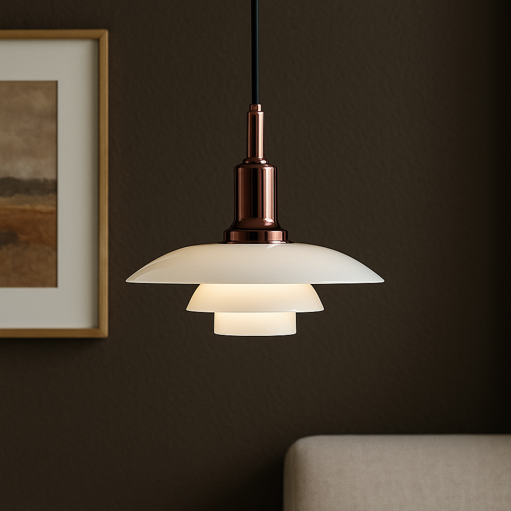 ScandiGlow | Modern Elegant Glass Pendant Light for Kitchen 6