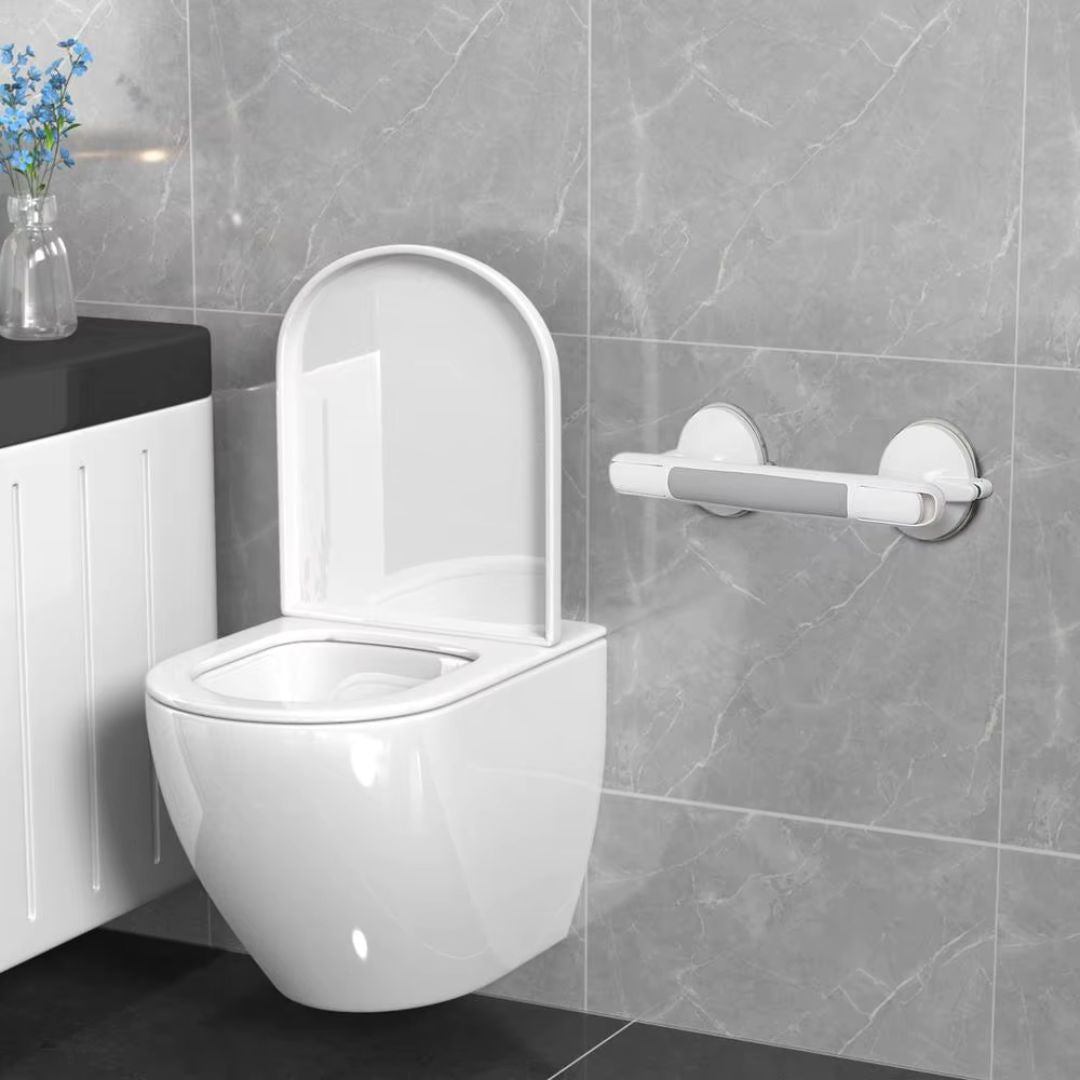 Secure Grip | Grab Bars for Shower with Tool-Free Installation | Anti-Slip Safety Support for Bathroom Stability 2