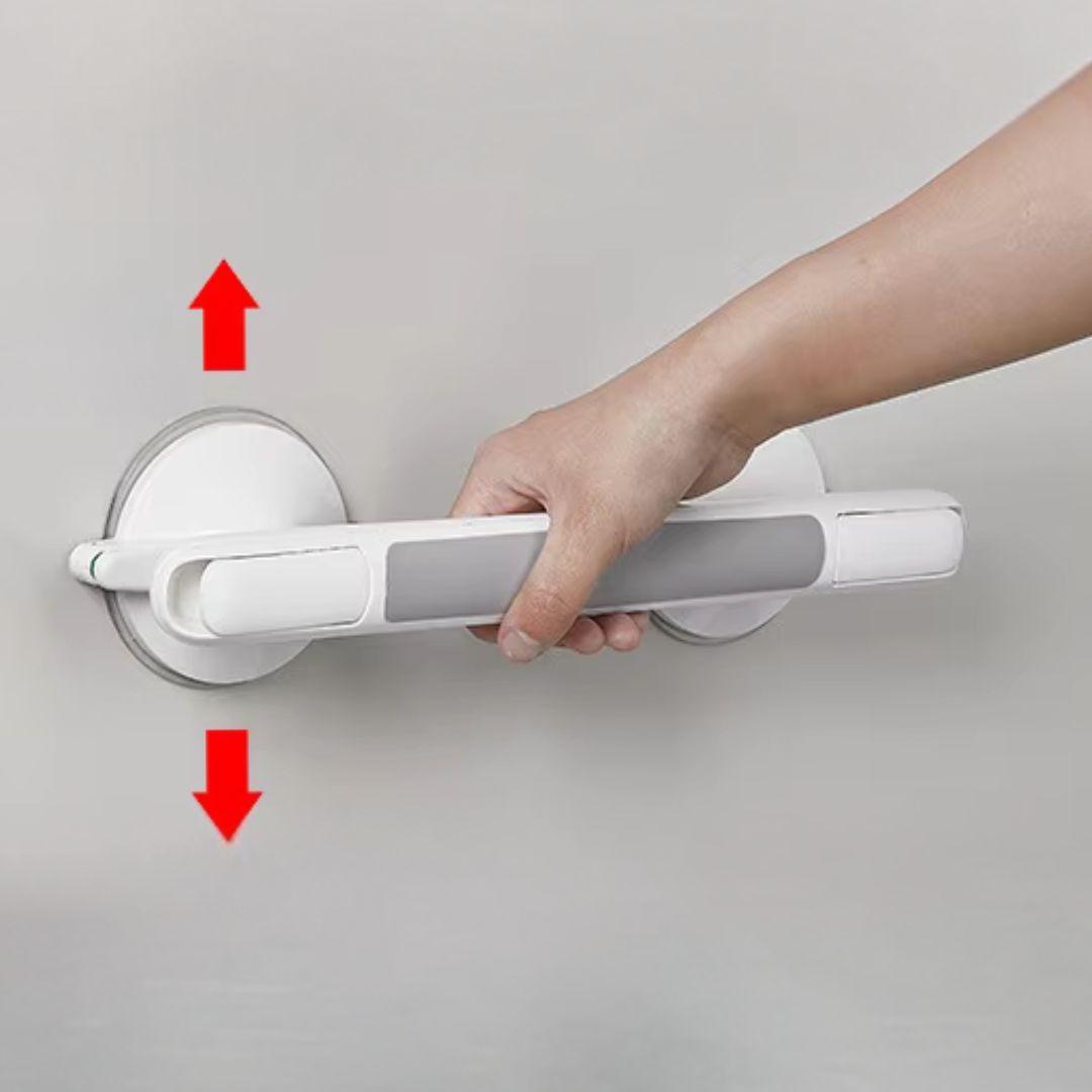 Secure Grip | Grab Bars for Shower with Tool-Free Installation | Anti-Slip Safety Support for Bathroom Stability 5