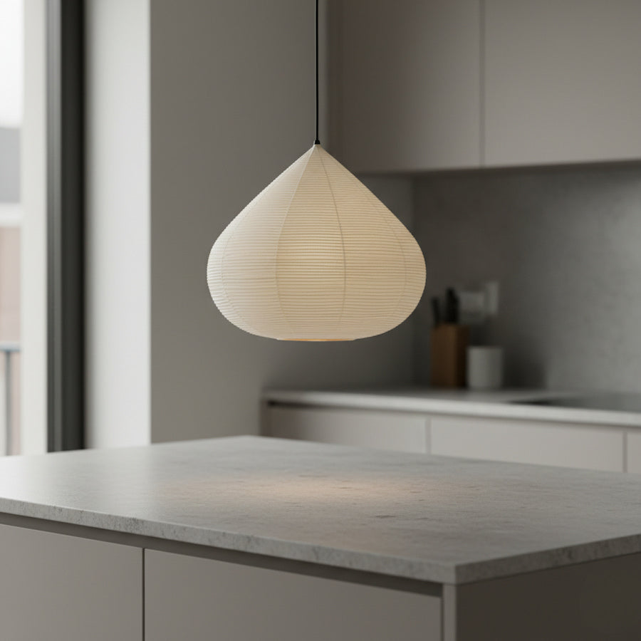 Skalyn | Adjustable Washi Pendant Light for Warm Ambient Glow 0