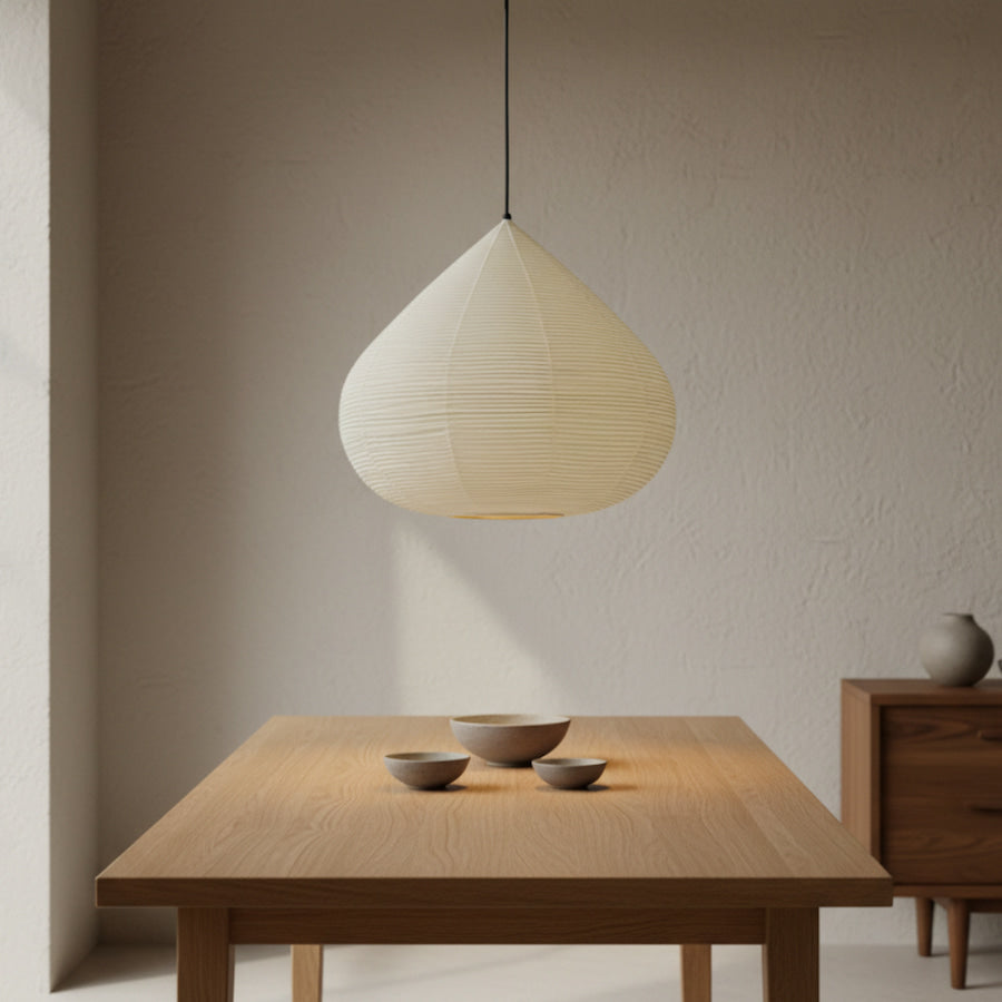 Skalyn | Adjustable Washi Pendant Light for Warm Ambient Glow 5