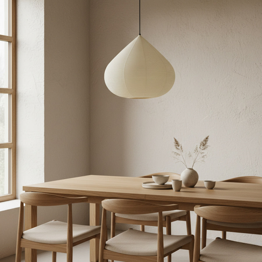 Skalyn | Adjustable Washi Pendant Light for Warm Ambient Glow 6