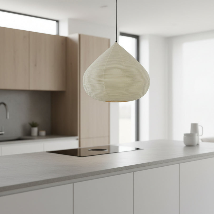 Skalyn | Adjustable Washi Pendant Light for Warm Ambient Glow 7
