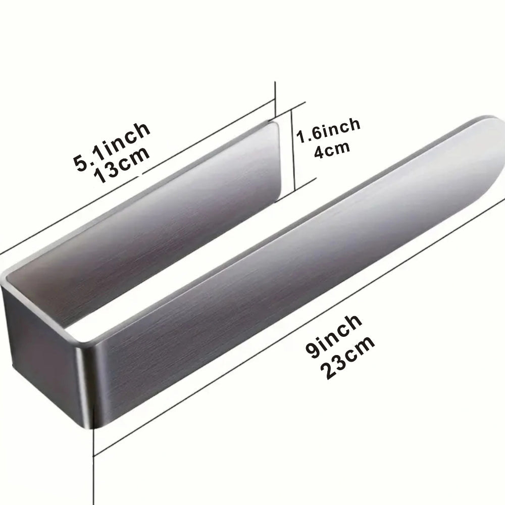 Sleek Stainless Steel Towel Rack | Wall-Mounted Design for Space-Saving Storage in Modern Bathrooms 7