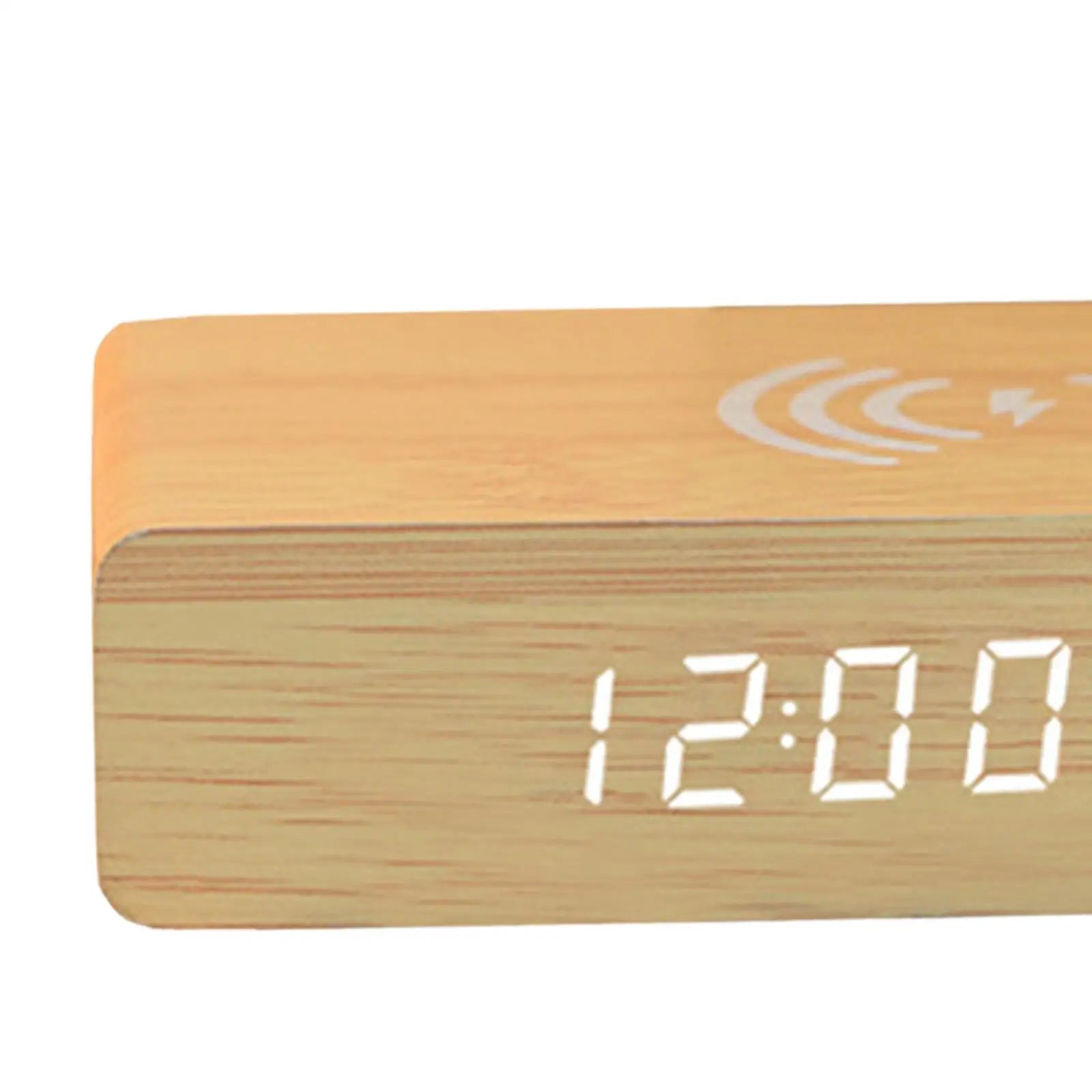 Smart Alarm Clock | Digital Clock with Wireless Charging & 3-Level Brightness | Compact Design for Effortless Time Management 4