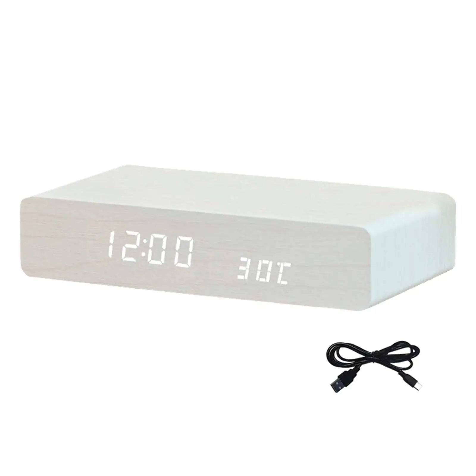 Smart Alarm Clock | Digital Clock with Wireless Charging & 3-Level Brightness | Compact Design for Effortless Time Management 7