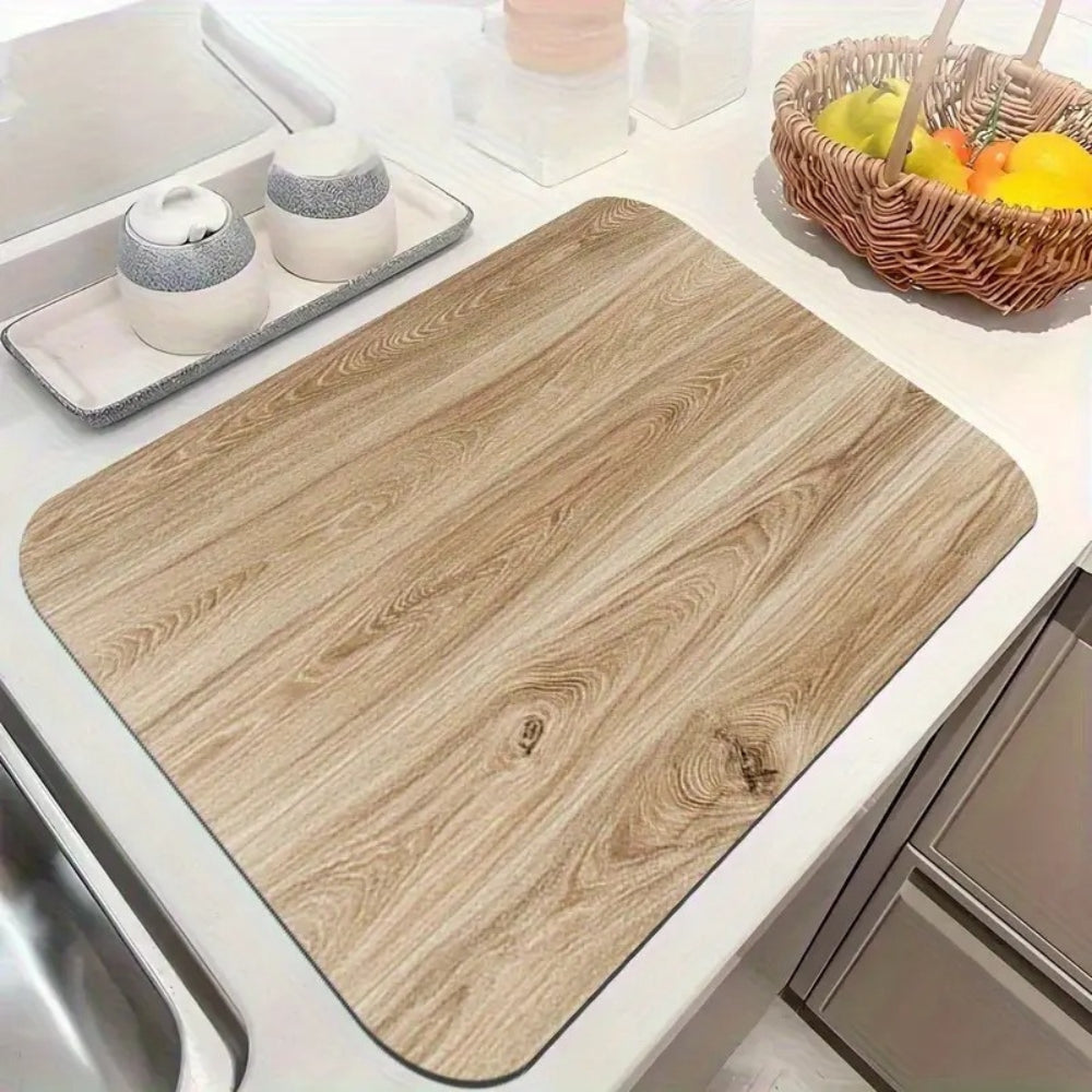 Snugra | Stylish Wood Grain Appliance Mat for Non-Slip Surface Protection 2