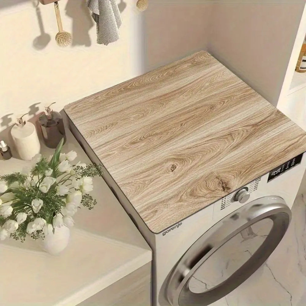 Snugra | Stylish Wood Grain Appliance Mat for Non-Slip Surface Protection 4