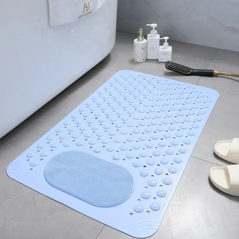Softiva | Anti-Slip Shower Mat with Foot Scrubber for Safe Hygiene Care 4