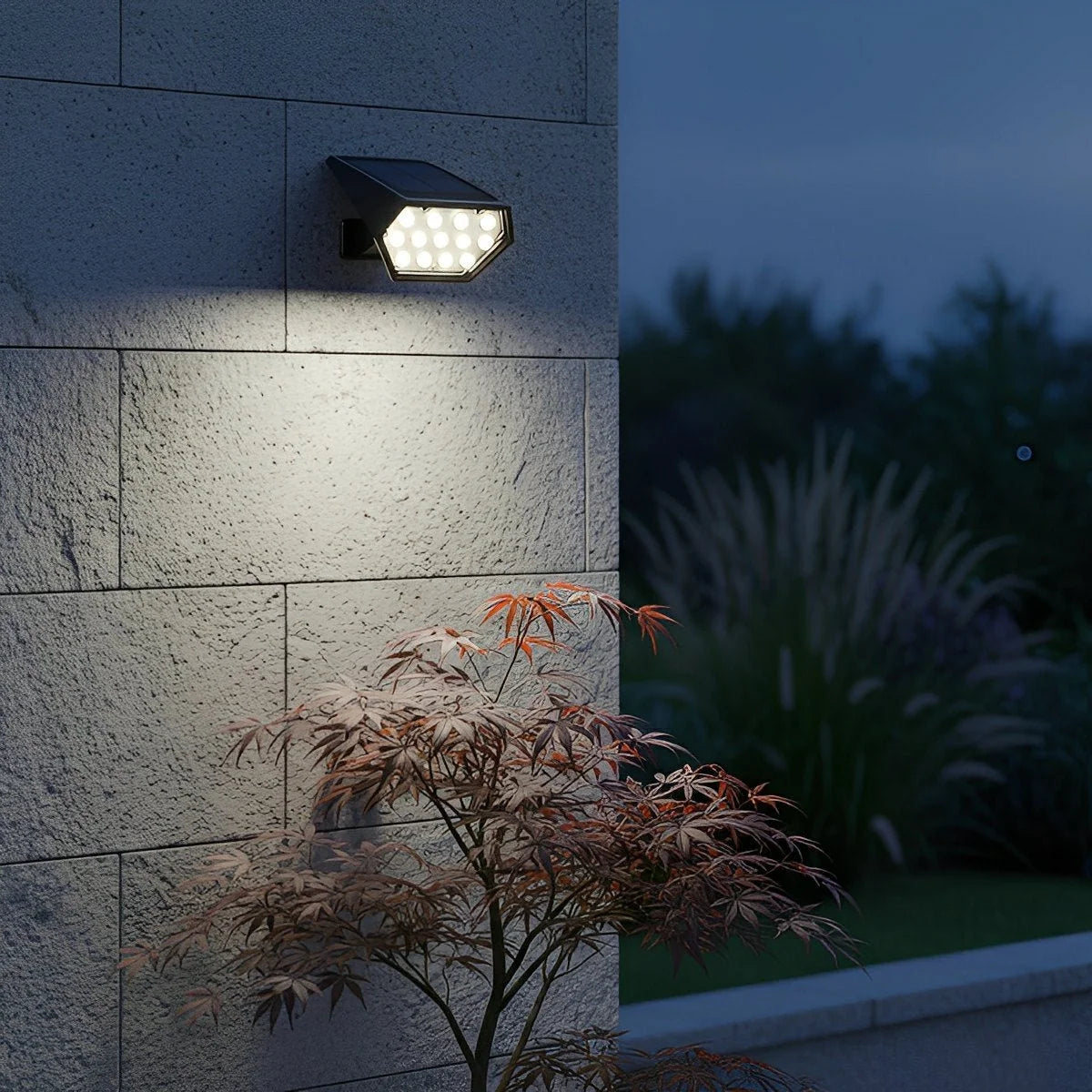 Solar LED Landscape Spotlights - Adjustable Outdoor Lighting with RGB and Warm White Options, Waterproof Design for Gardens and Pathways 5