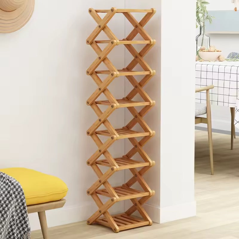 Solena | Eco-Friendly Bamboo Shoe Rack for Space-Saving Storage 2