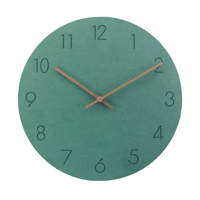 Sorevian Modern Minimalist Silent Wall Clock with Copper Accents 121