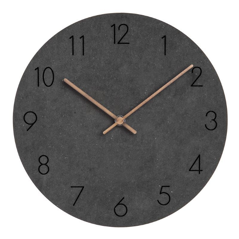 Sorevian | Modern Minimalist Silent Wall Clock with Copper Accents 2
