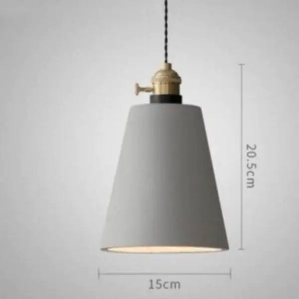 Betona Vintage Style Cemented Pendant Light - Styyler