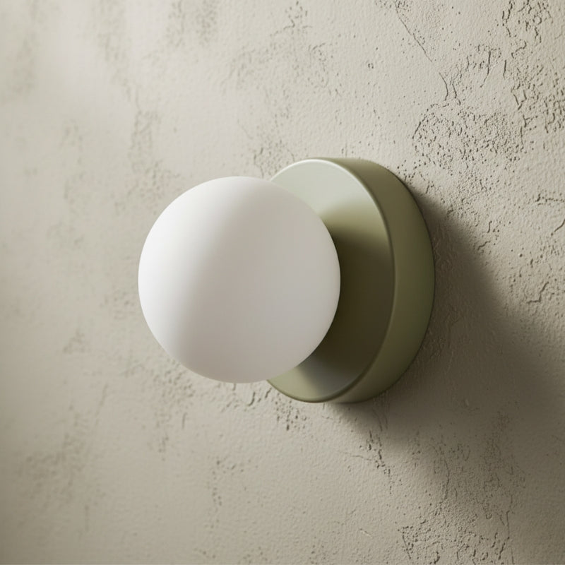 Tavira | Nordic Frosted Glass Wall & Ceiling Light for Modern Ambient Lighting