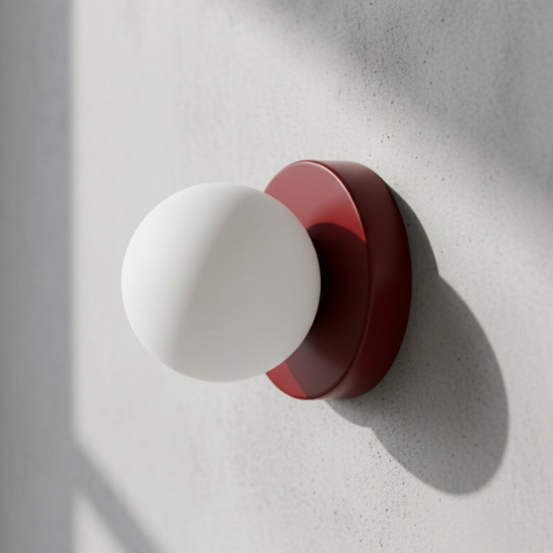 Tavira | Nordic Frosted Glass Wall & Ceiling Light for Modern Ambient Lighting