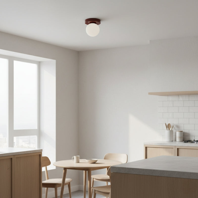 Tavira | Nordic Frosted Glass Wall & Ceiling Light for Modern Ambient Lighting