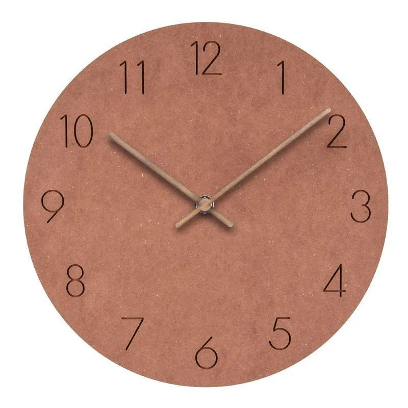 Timelis | Modern Wooden Wall Clock for Quiet Timekeeping