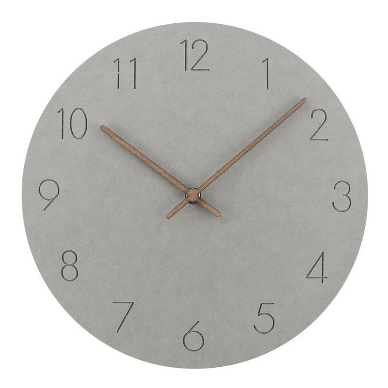 Timelis | Modern Wooden Wall Clock for Quiet Timekeeping
