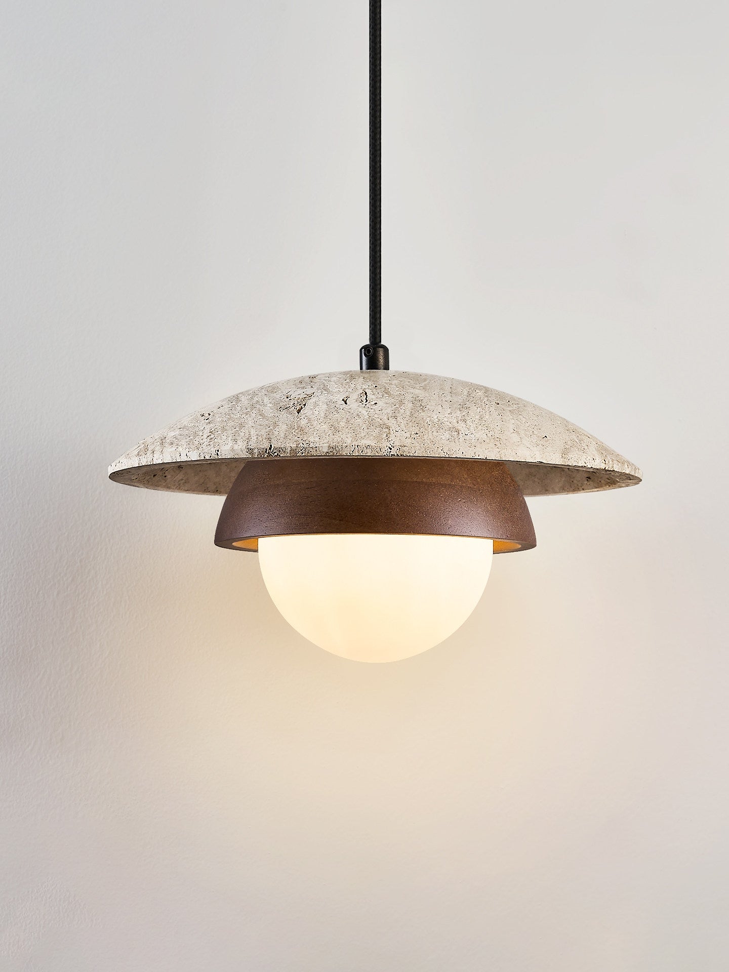 TravertineGlow | Elegant Rustic Modern Kitchen Pendant Lighting Fixture 4