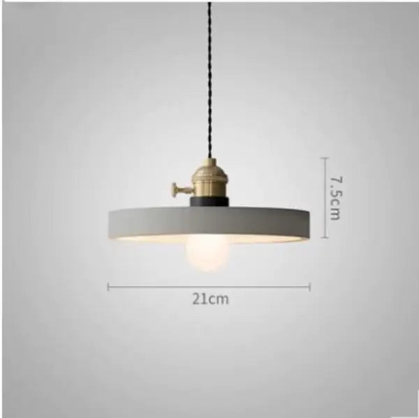 Betona Vintage Style Cemented Pendant Light - Styyler
