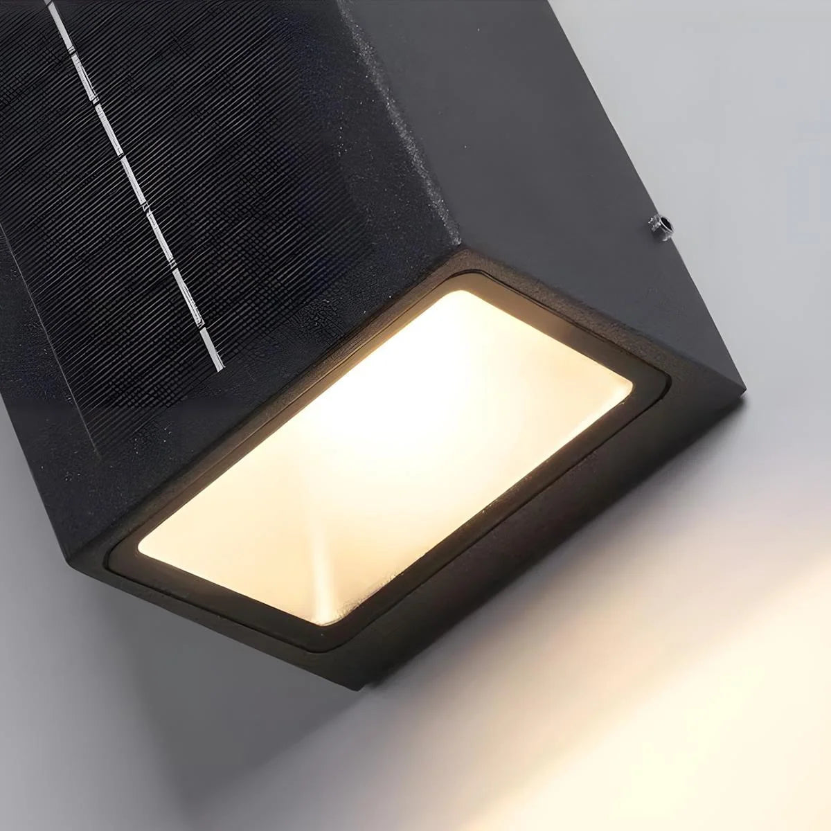Up Down Solar Wall Light with Dual Direction LED, Remote Control, IP65 Waterproof, Warm White 3000K 7