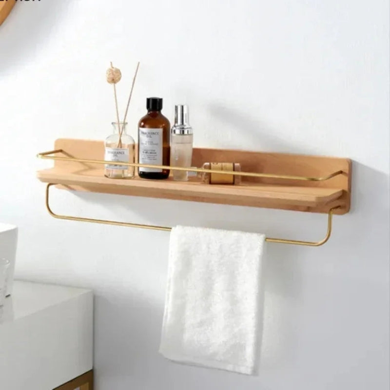 Velora | Bamboo Wall Coat Rack for Space-Saving Organisation 9