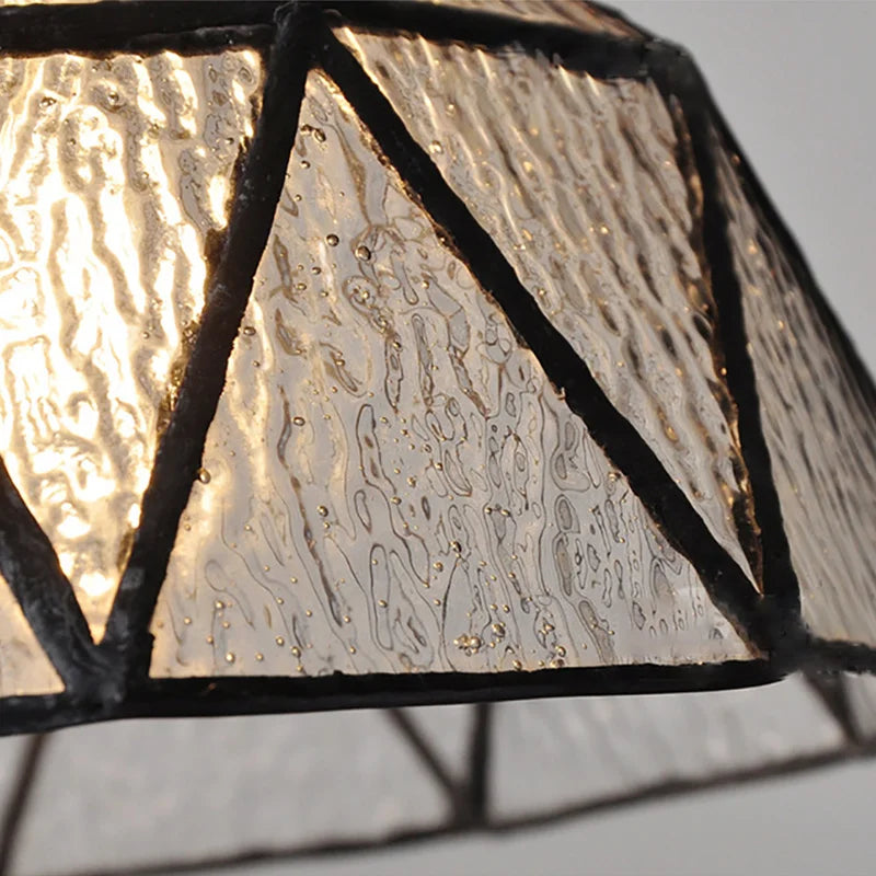 Fallon Vintage-Inspired Elegant Pendant Ceiling Light | Handmade Bubble Glass Shade and Copper - Styyler