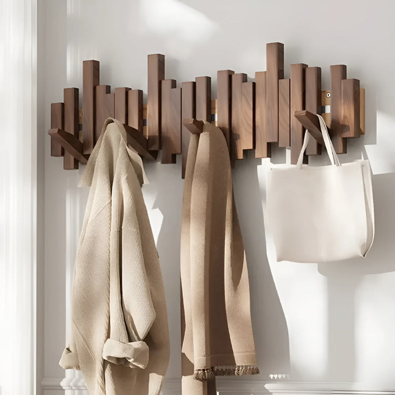 Virel | Elegant Wooden Wall Coat Rack for Space-Saving Storage 101