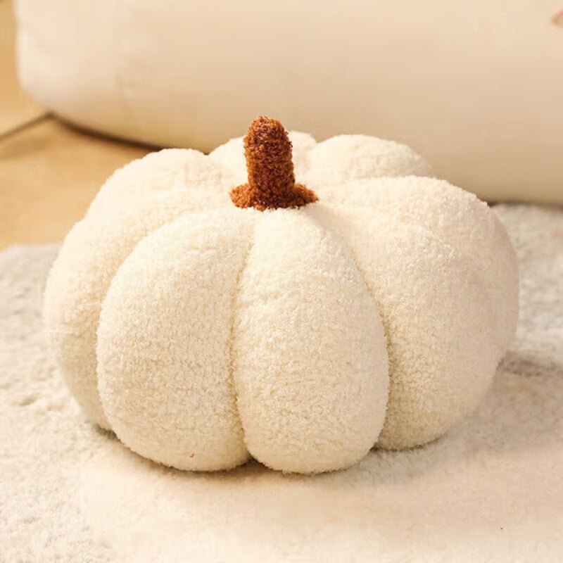 Virella | Pumpkin Plush Cushion for Cosy Sofa Décor