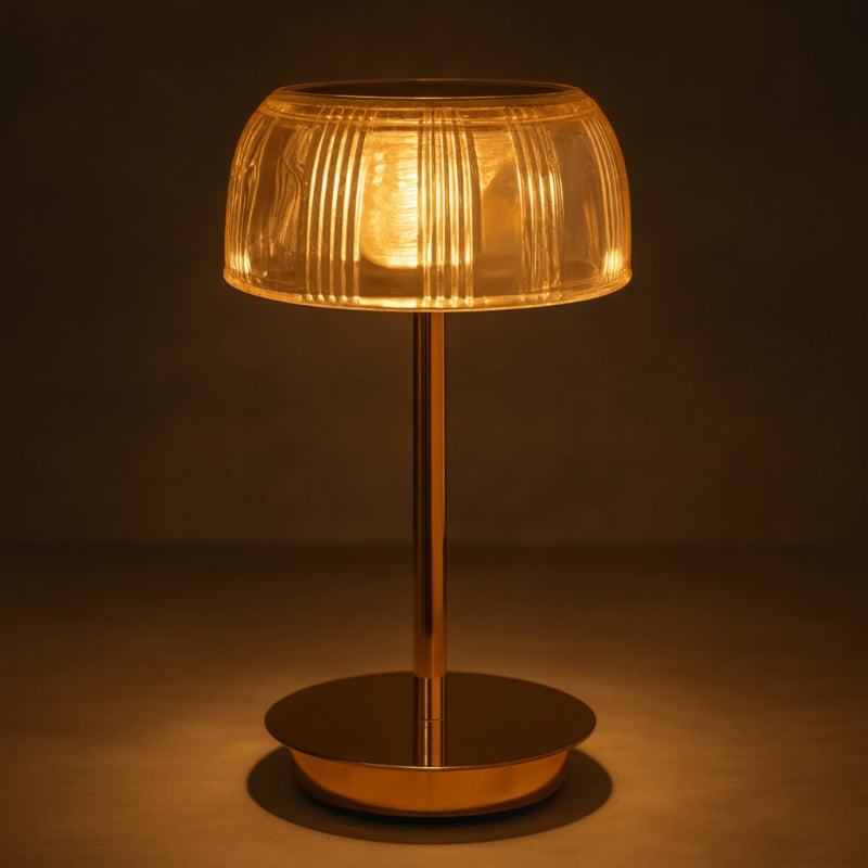 Virelo | Cordless Glass Table Lamp for Adjustable Ambient Lighting