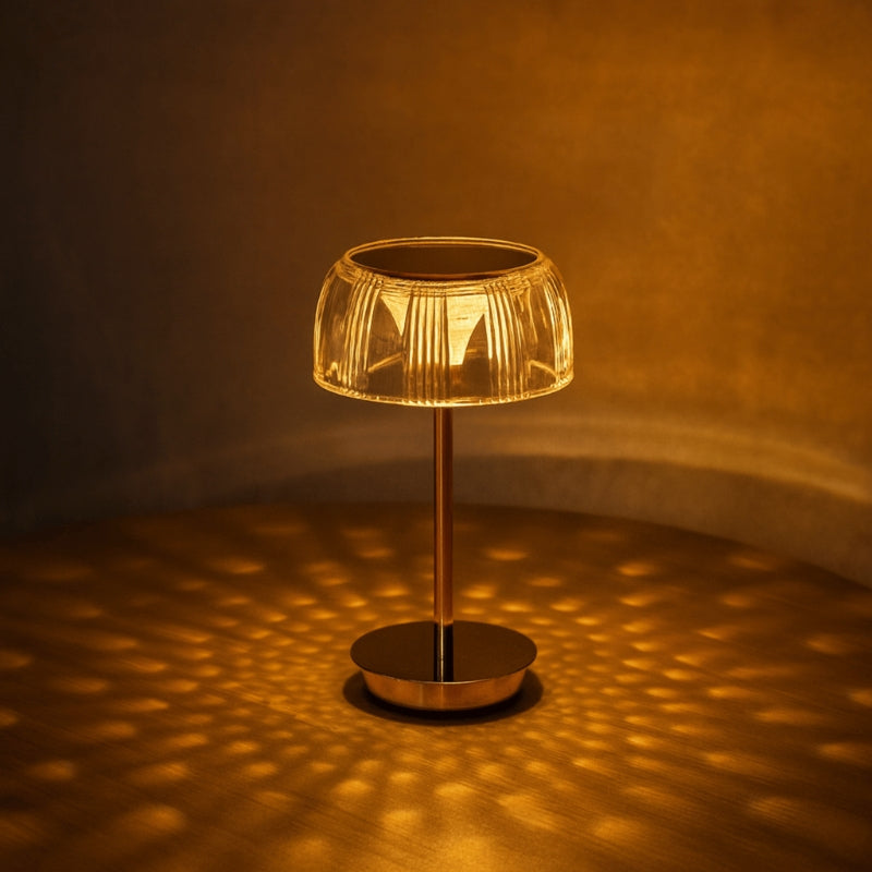 Virelo | Cordless Glass Table Lamp for Adjustable Ambient Lighting