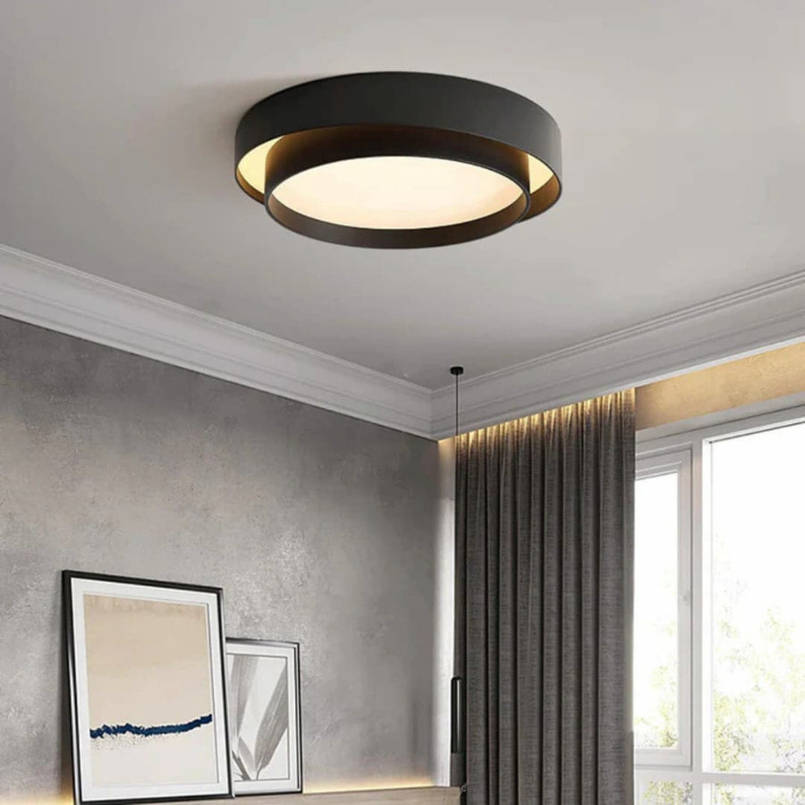 Virelora | Modern Dimmable LED Flush Mount Ceiling Light Fixture