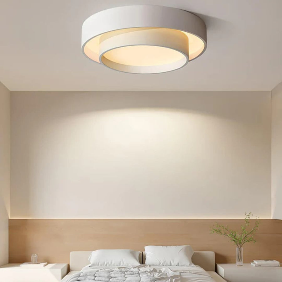 Virelora | Modern Dimmable LED Flush Mount Ceiling Light Fixture 4