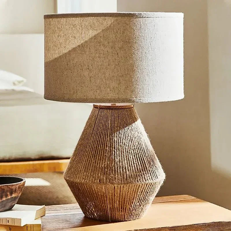 WabiSabi Glow | Elegant Eco-Friendly Minimalist Table Lamp for Living Room 0